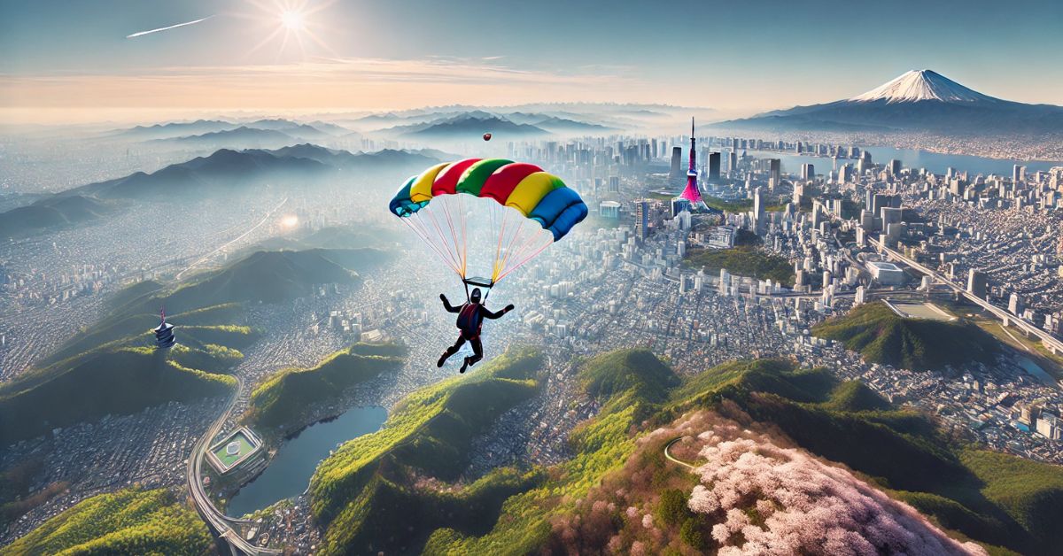 Faldskærmsudspring Japan